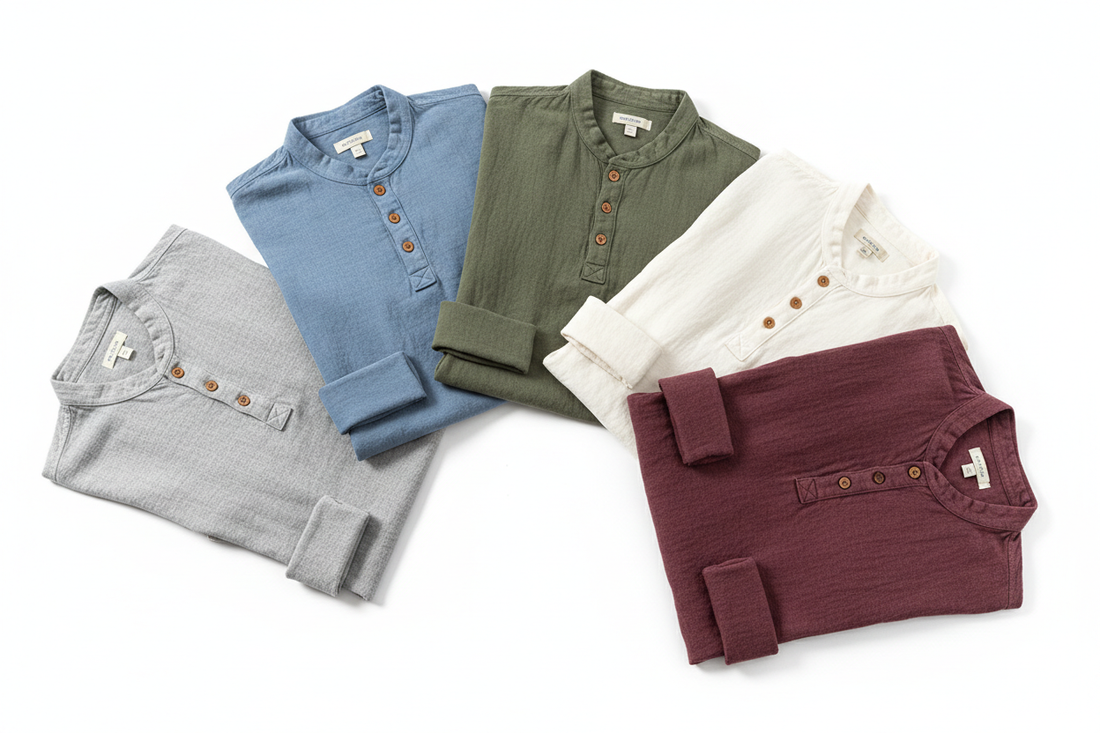 Chemise Henley homme : le must-have casual de 2026  MBQ Store