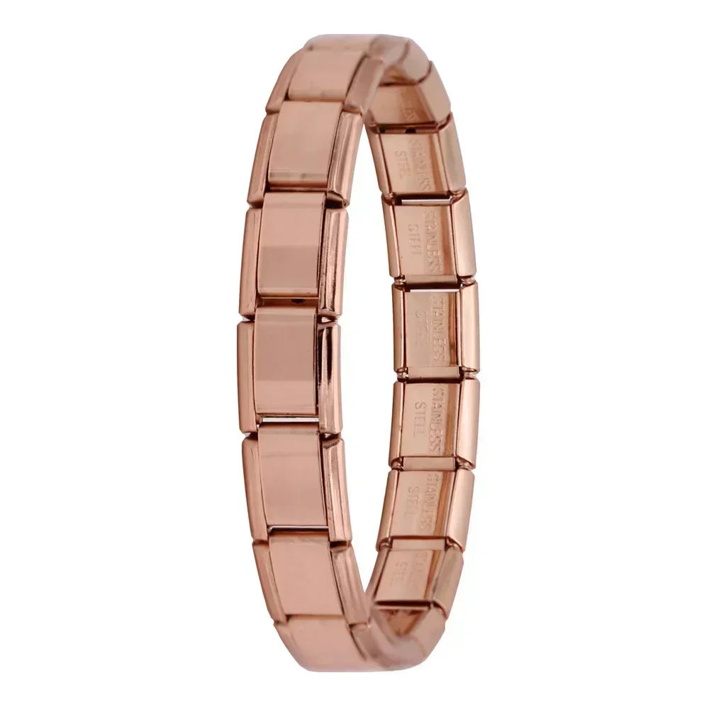 Bracelet Élastique Acier Inoxydable – Or, Argent & Or Rose