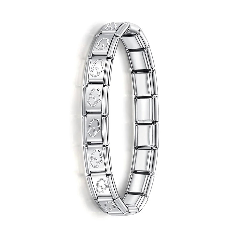 Bracelet Élastique Acier Inoxydable – Or, Argent & Or Rose