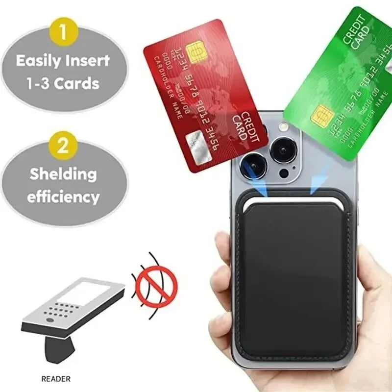 Leather Wallet Case For iPhone 15 Pro Max Magsafe Wallet Leather Compatible For iPhone 14 13 12 Card Holder with MagSafe 2026 MlnStoRe
