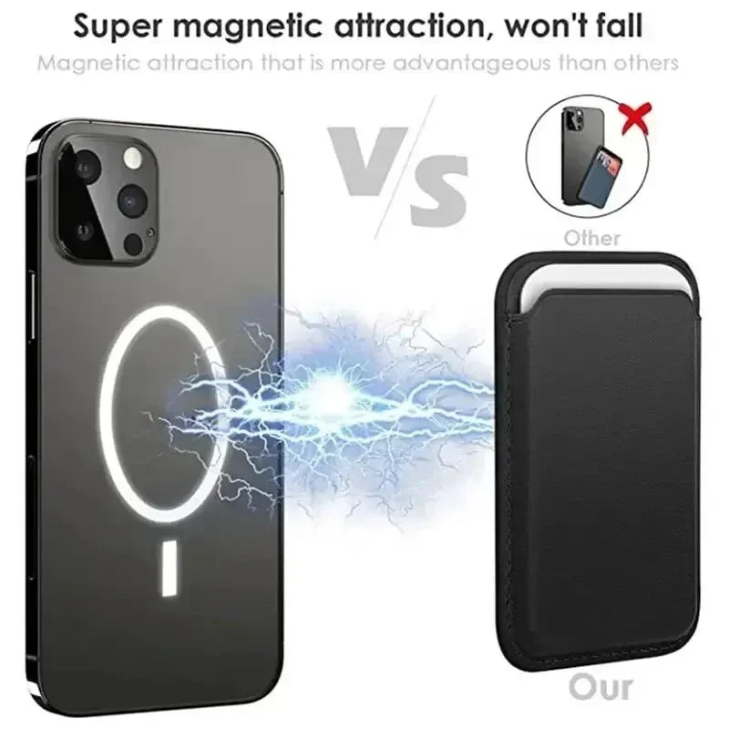 Leather Wallet Case For iPhone 15 Pro Max Magsafe Wallet Leather Compatible For iPhone 14 13 12 Card Holder with MagSafe 2026 MlnStoRe