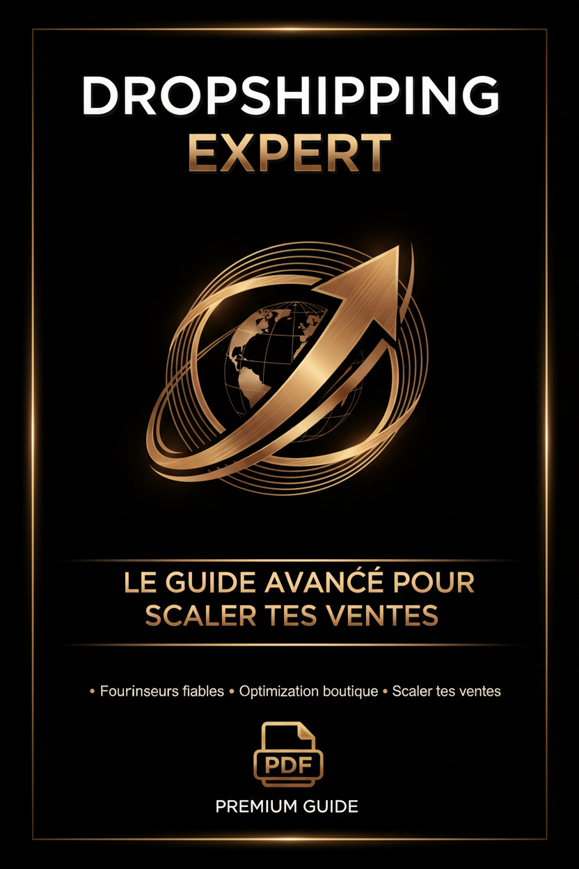 Dropshipping Expert - Guide avancé couverture ebook