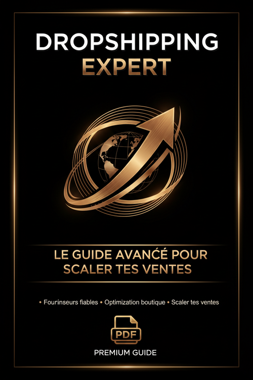 Dropshipping Expert - Guide avancé couverture ebook